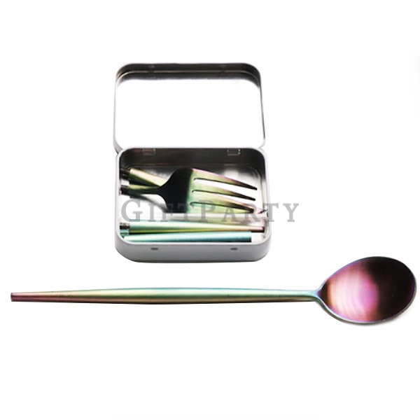 Portable travel stainless steel cutlery set flatware set with case,禮品,新款贈品,不鏽鋼餐具組,便攜口袋不繡鋼組裝餐具組