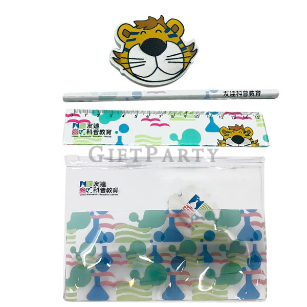 Custom Stationery Set Pencil Ruler Eraser,客製文具組鉛筆尺橡皮擦,兒童禮品