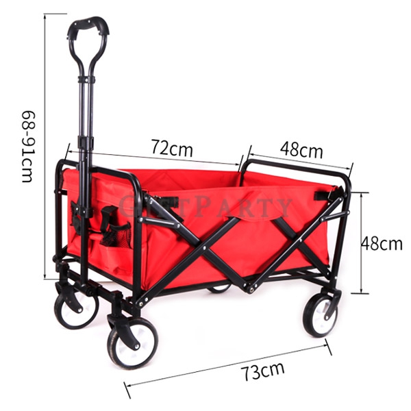 Camping trolley foldable beach wagon carts,露營車,工具車,購物車,戶外露營拉桿推車