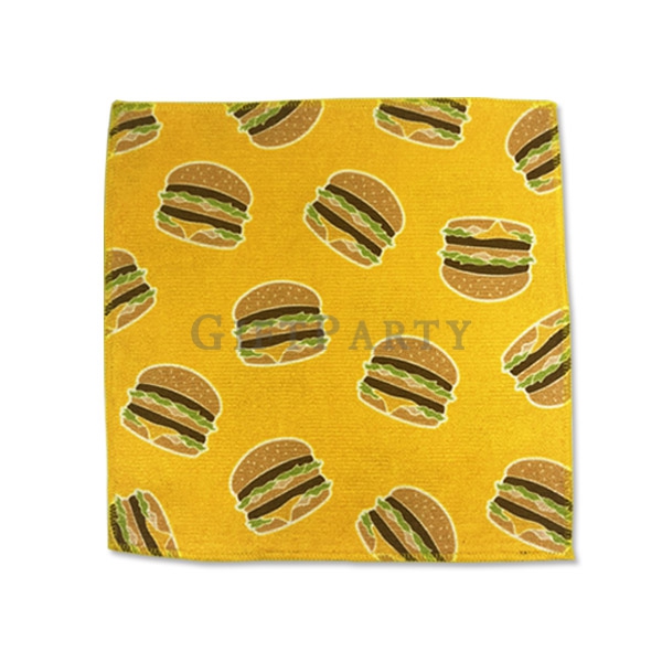 Custom Smail square towel double-sided color printing 23cm,小方巾雙面彩印23cm,小方巾,小毛巾,