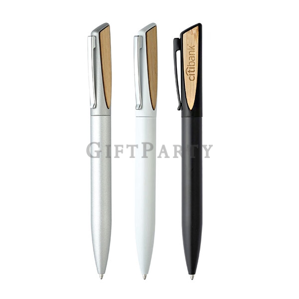 銀行贈品,廣告筆,客製化禮品,廣告贈品,贈品,飯店筆,金屬竹面原子筆