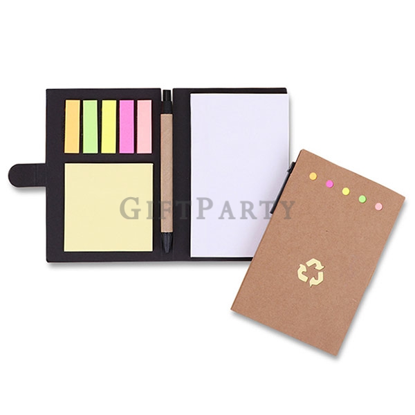 Eco friendly folding kraft paper memo pad,牛皮紙便簽本memo