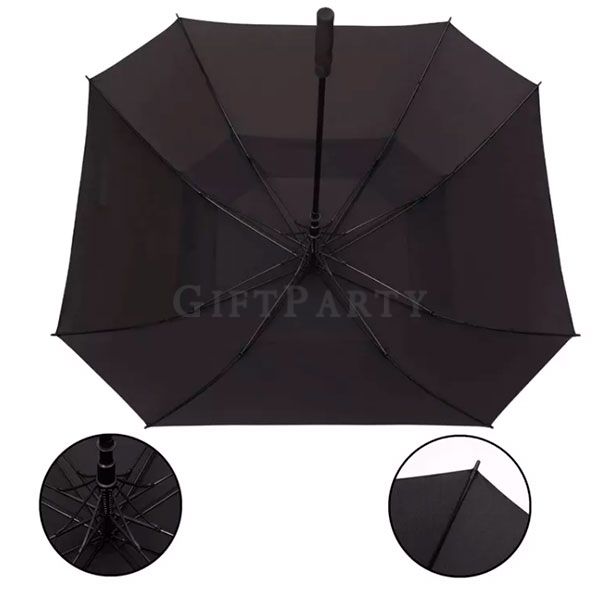 ,Square Umbrella Double Canopy Golf Umbrella racing umbrella方型雙層防風高球傘,賽車傘,方型傘,高爾夫球傘客製 高爾夫球傘客製 防風大傘