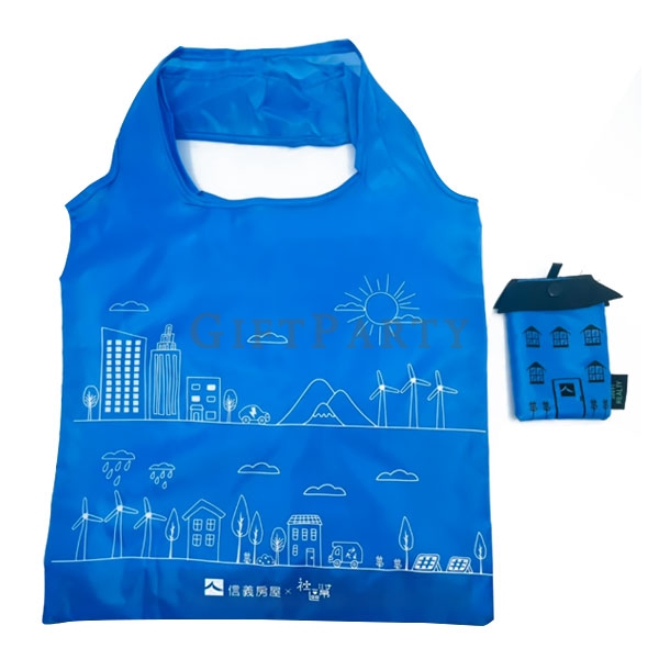 House shape folding shopping bag ,房屋造型折疊購物袋.廣告贈品,宣傳禮品,禮品,