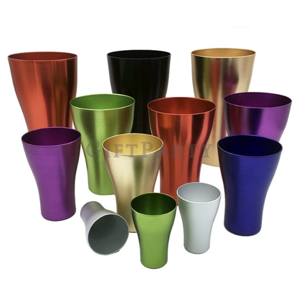 Aluminum beer mug,鋁制啤酒杯,鋁杯客製,LOGO啤酒杯,啤酒贈品,百貨冷飲贈禮,品牌聯名杯