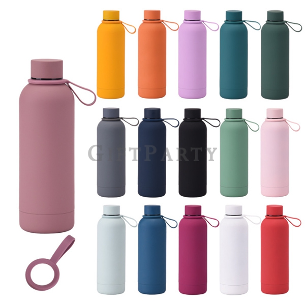 客製化禮品,保溫杯,保溫瓶,不鏽鋼小口保溫瓶手提便攜500ml
