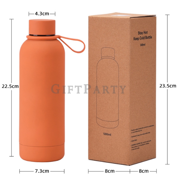 客製化禮品,保溫杯,保溫瓶,不鏽鋼小口保溫瓶手提便攜500ml0ml2