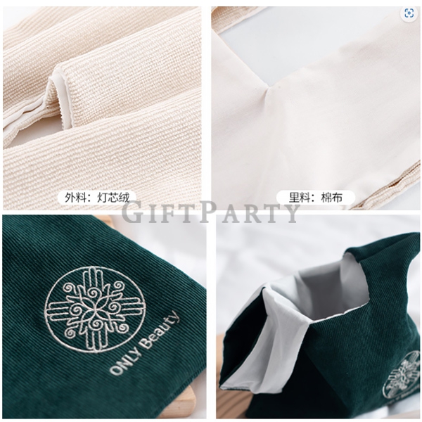 ins爆款,少女品牌贈品,日本品牌贈品,絨芯絨套結手腕包手腕袋