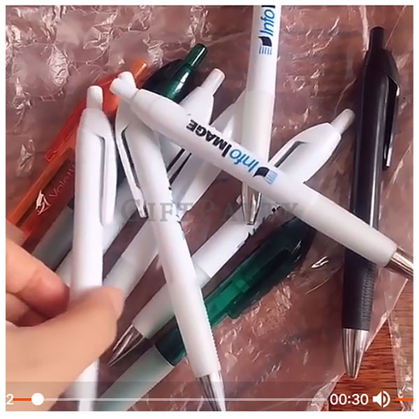 廣告筆,選舉小物,選舉贈品,原子筆,半透明中性原子筆UV印刷