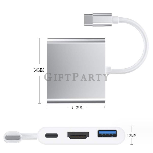 TYPE-C-轉接器,手機轉接器,HDMI轉接器,連接電視,實用禮品,