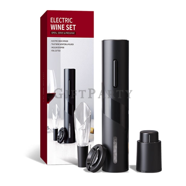 電動開瓶器,紅酒開瓶器套組,客製化禮品,企業贈品,真空酒塞訂製,商務禮盒批發