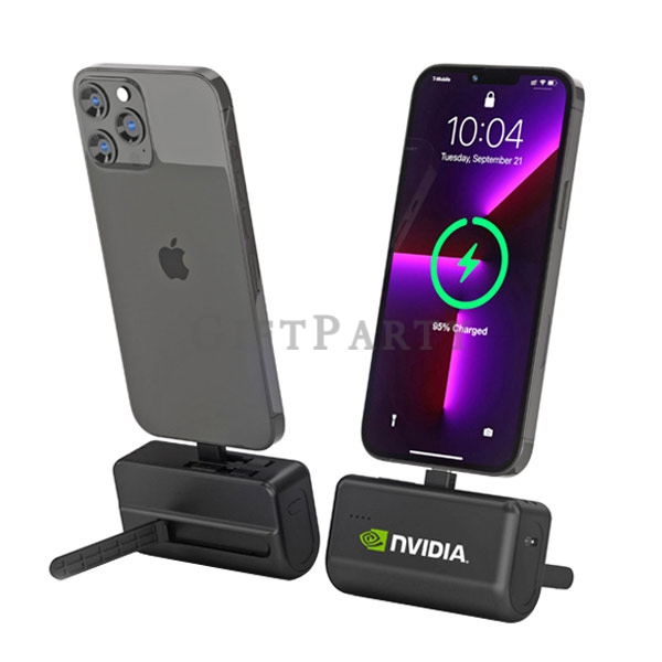 雙接頭膠囊行動電源附支架4500mAh,行動電源,充電寶,企業禮品,