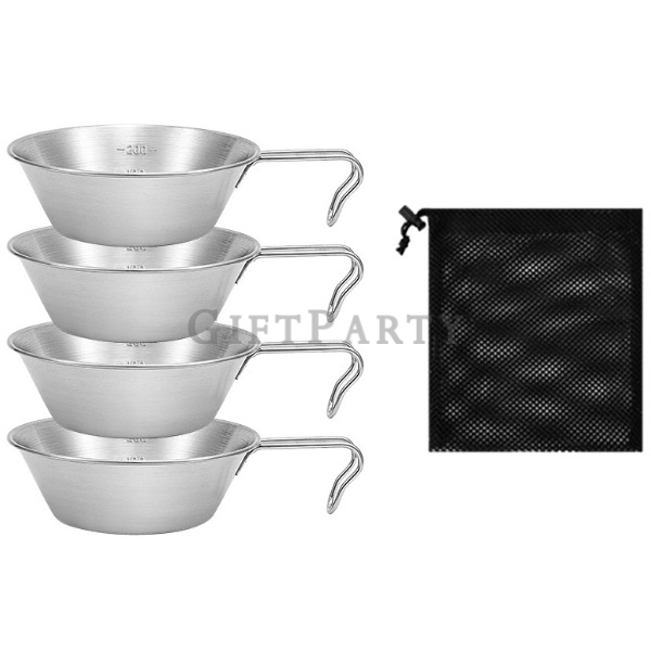 Camping tableware set, outdoor camping bowl, camping cooking utensils, outdoor gifts,4雪拉碗三件套裝Sierra