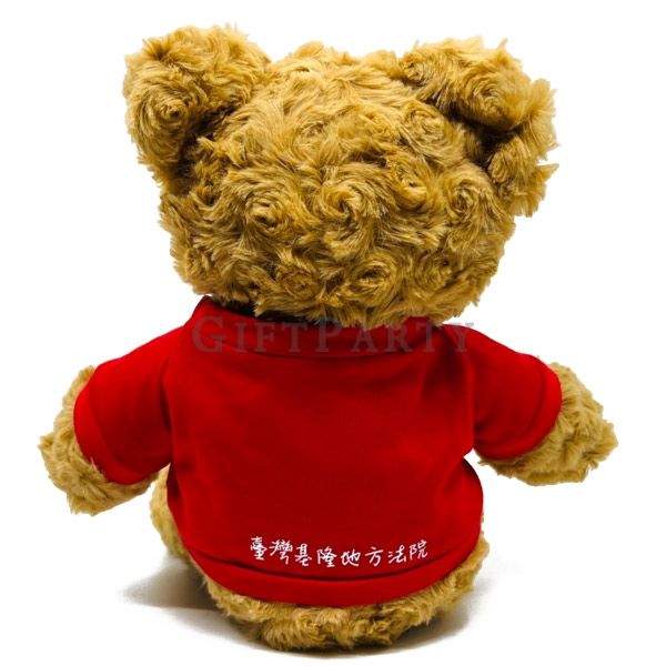 teddy bear,企業絨毛,企業公仔,客製T恤泰迪熊,客製化絨毛玩偶, LOGO T恤公仔, 品牌療癒禮品, 兒童活動贈品, 百貨滿額禮推薦, 公益贈品, 企業形象公仔