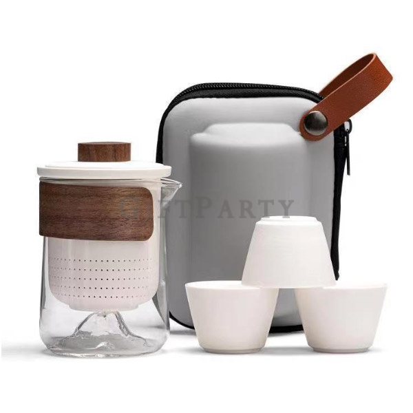 企業贈品,客製化禮品,客製化贈品,旅行茶具組,玻璃旅行茶具套裝