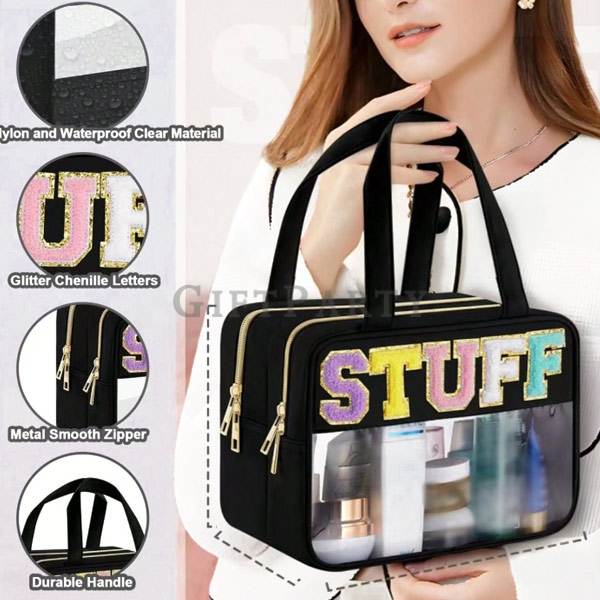 化妝包客製, LOGO化妝品贈品, PVC收納袋禮品, 百貨女性贈品, 化妝包印刷推薦大容量PVC化妝包收納包洗漱包2
