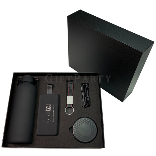 business gift set,豪華商務禮盒組,豪華商務禮盒,保溫瓶禮品,行動電源禮品,客製化禮品,廣告贈品