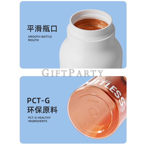 Quick-Open Tritan Sports Bottle with 600ml capacity, lightweight and durable,速開tritan運動水瓶