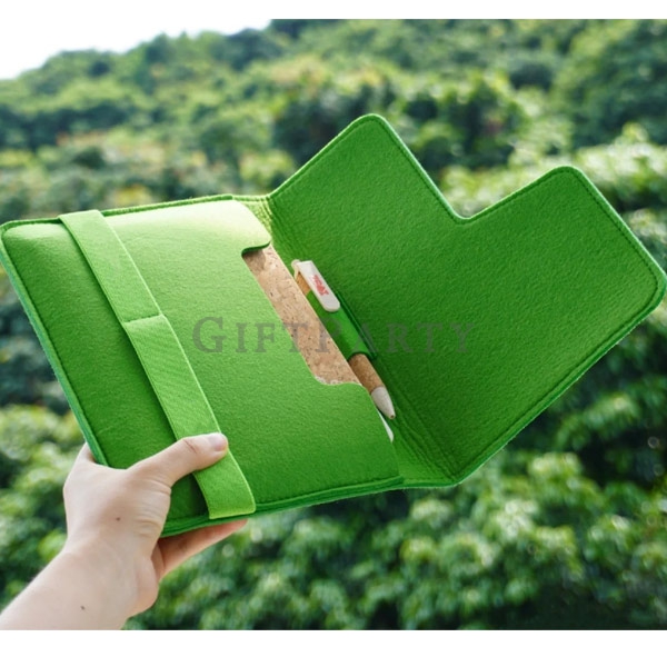 筆記本毛氈包,毛氈包,客製化禮品,客製贈品,展場贈品,毛氈保護套,