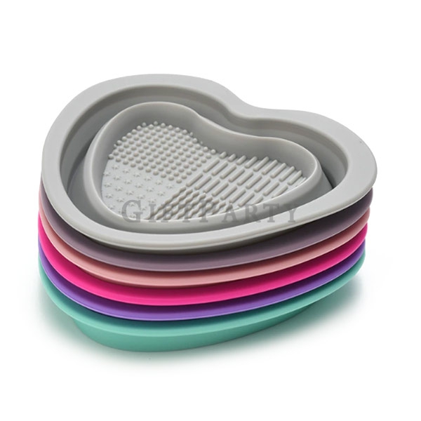 Silicone Foldable Makeup Brush Cleaning Bowl,硅膠折疊刷具清潔碗,洗刷碗,彩妝贈品,
